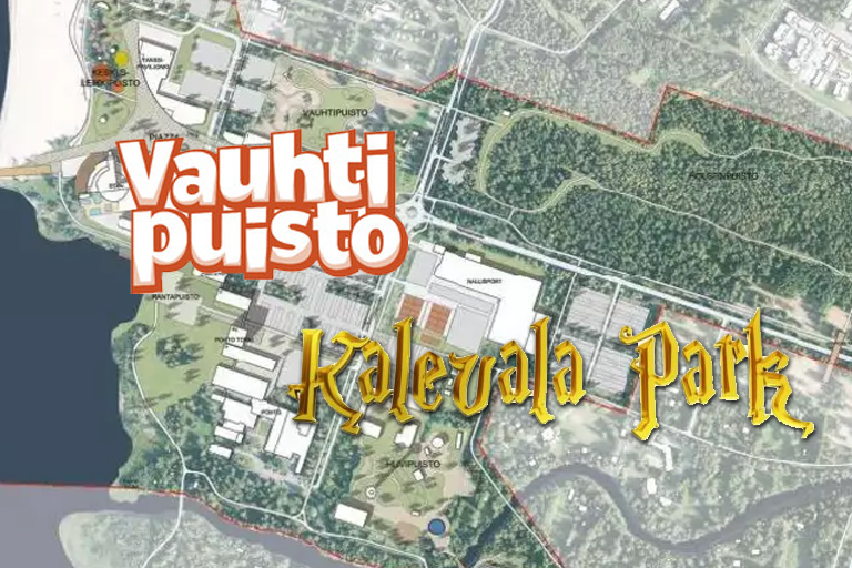 Kaksi huvipuistoa Oulun Nallikariin 2022 ja 2023